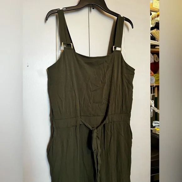 Women’s Jumper long with elastic waist & cinch belt, Sz XXL - Picture 2 of 5